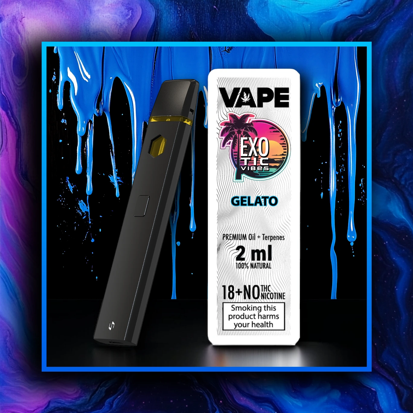 Gelato H4CBD 2.0 - variedade - 2.00 ml. H4CBD vape