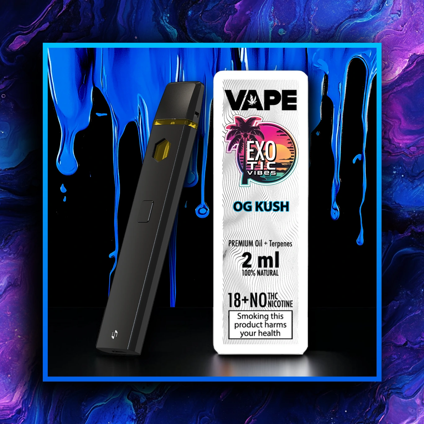 OG Kush CB9 Vape premium - variedade - 2.00 ml. CB9 vape